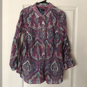 Talbots summer blouse
